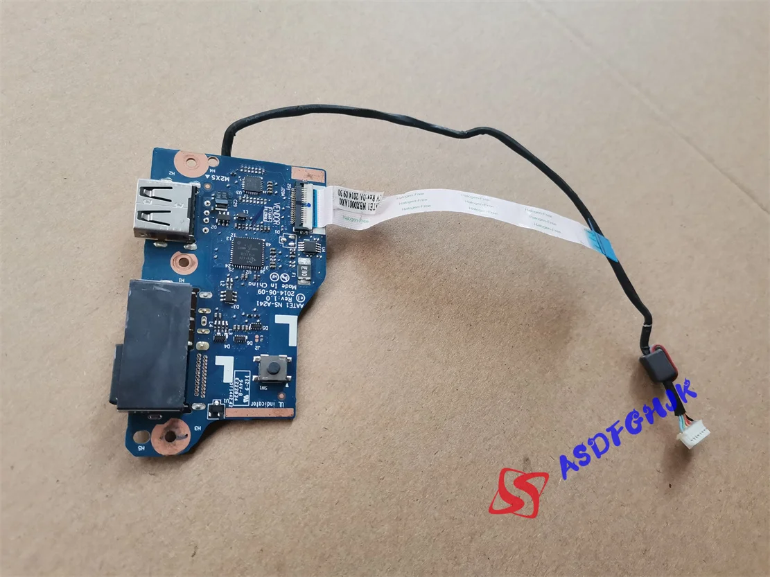 Оригинальный разъем питания постоянного тока USB-плата для Lenovo ThinkPad Edge e555 e550