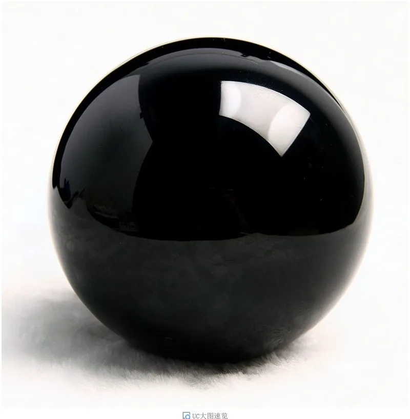 

New Nordic Natural Obsidian Ornaments Polished Home Black Crystal Ball Ornaments Room Decoration Birthday Valentine's Day Gifts