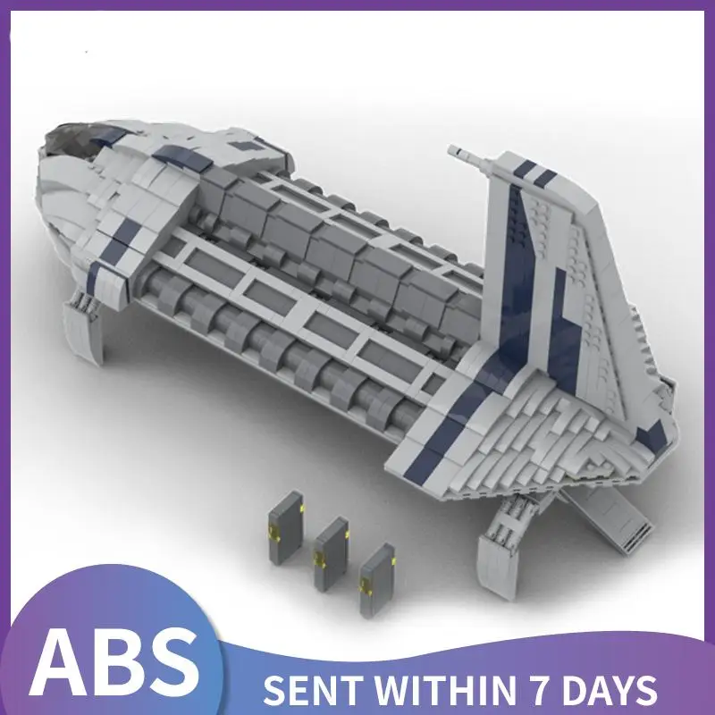 

MOC spacer wars Series bricks Separatist Sheathipede-class Type B Shuttle Creator construction building blocks player diy toys
