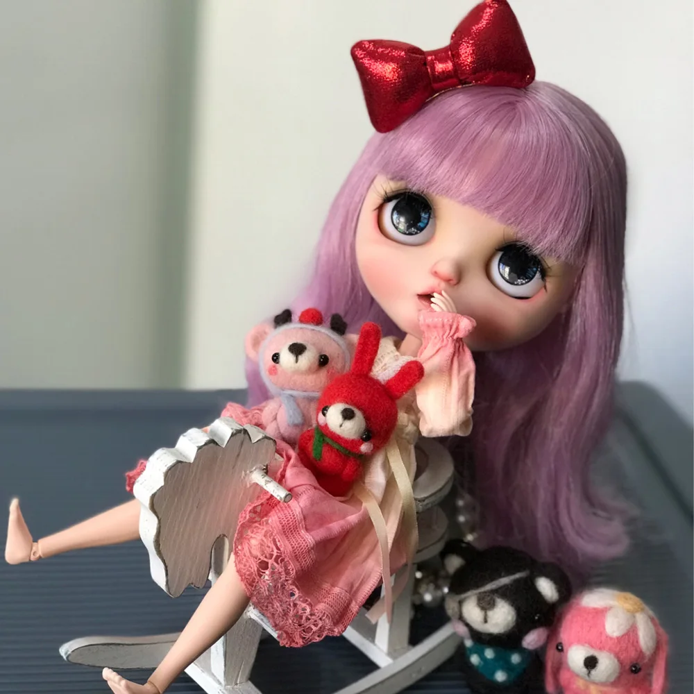 Blyth Doll NBL 1/6 BJD индивидуальное матовое лицо большие глаза модный шар для макияжа
