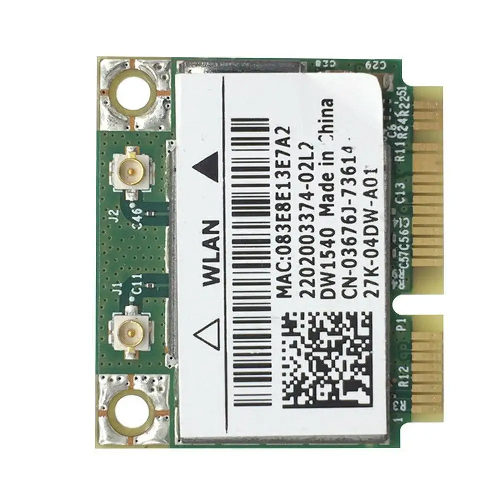 

Беспроводная карта BCM943228HMB, Двухдиапазонная, 300 Мбит/с, Mini PCIE, Wi-Fi, для сети Acer/Dell 802.11a/b/g/n K2G7