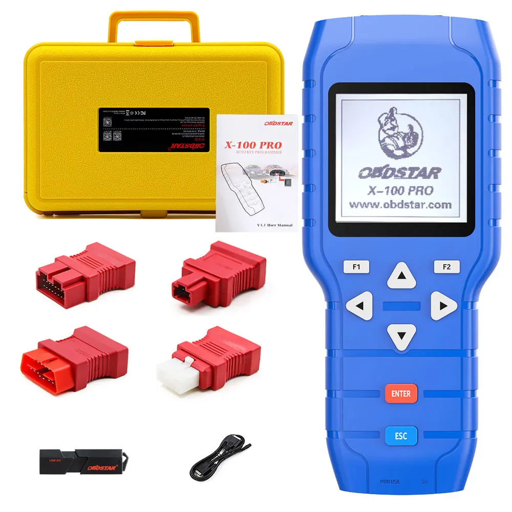 Программатор автоматических ключей OBDSTAR X100 PRO (C + D) IMMO и кластерная калибровка |