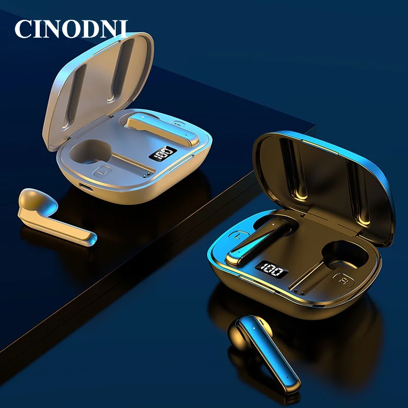 

LED Digital Display TWS Bluetooth 5.0 Earphones Wireless Headphone 3D HIFI Sound Quality Earbuds Headsets K9