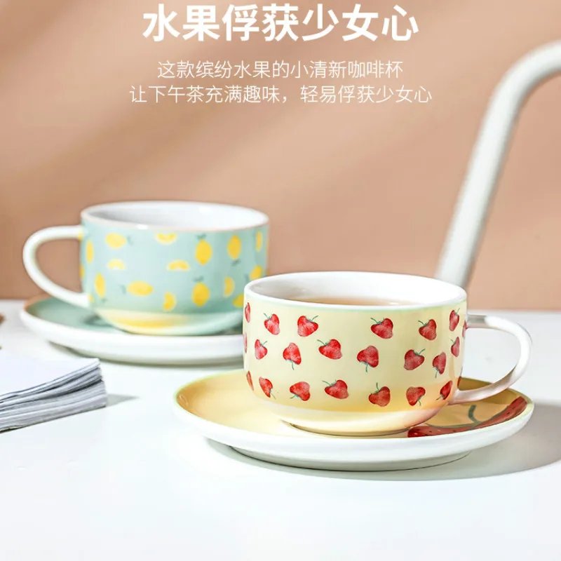 

Modern Ceramic Coffee Cup Set Simple Small Cute Wedding Milk Tea Cup Set Pink Reusable Tazas De Cafe Kitchen Supplies EB50BD