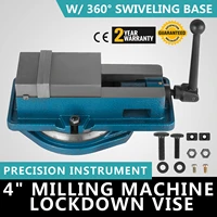milling vise 4 inchbench clamp vise high precision clampingmill vise ductile iron material with 360 degree swiveling base
