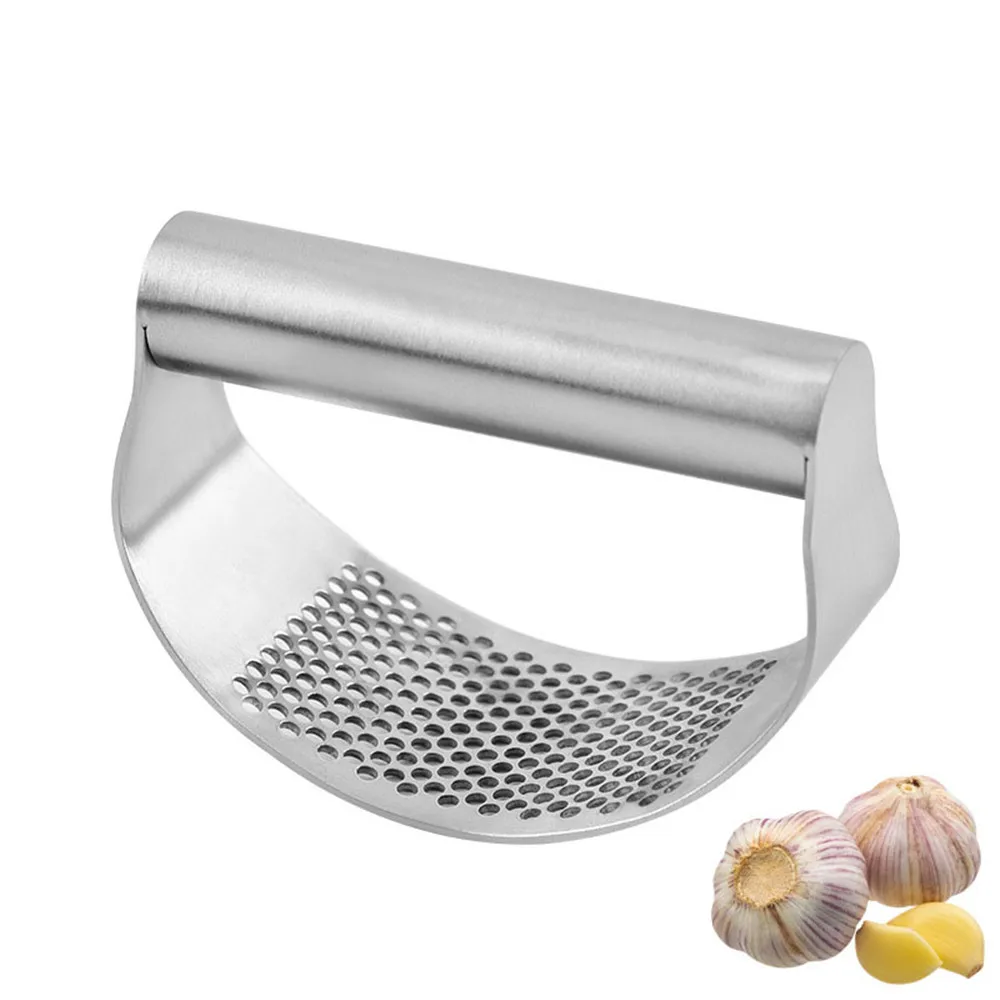 Garlic Press Rocker Stainless Steel Mincer Crusher Peeler Ginger Chopper Squeezer | Дом и сад