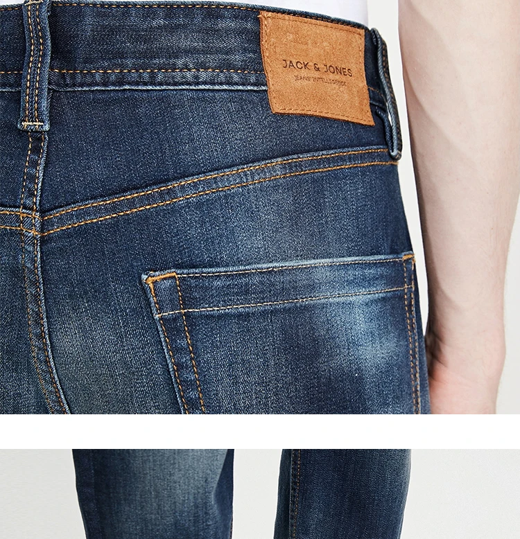 JackJones мужские модные трендовые узкие Стрейчевые джинсы, джинсовые штаны, мужская одежда 219132554