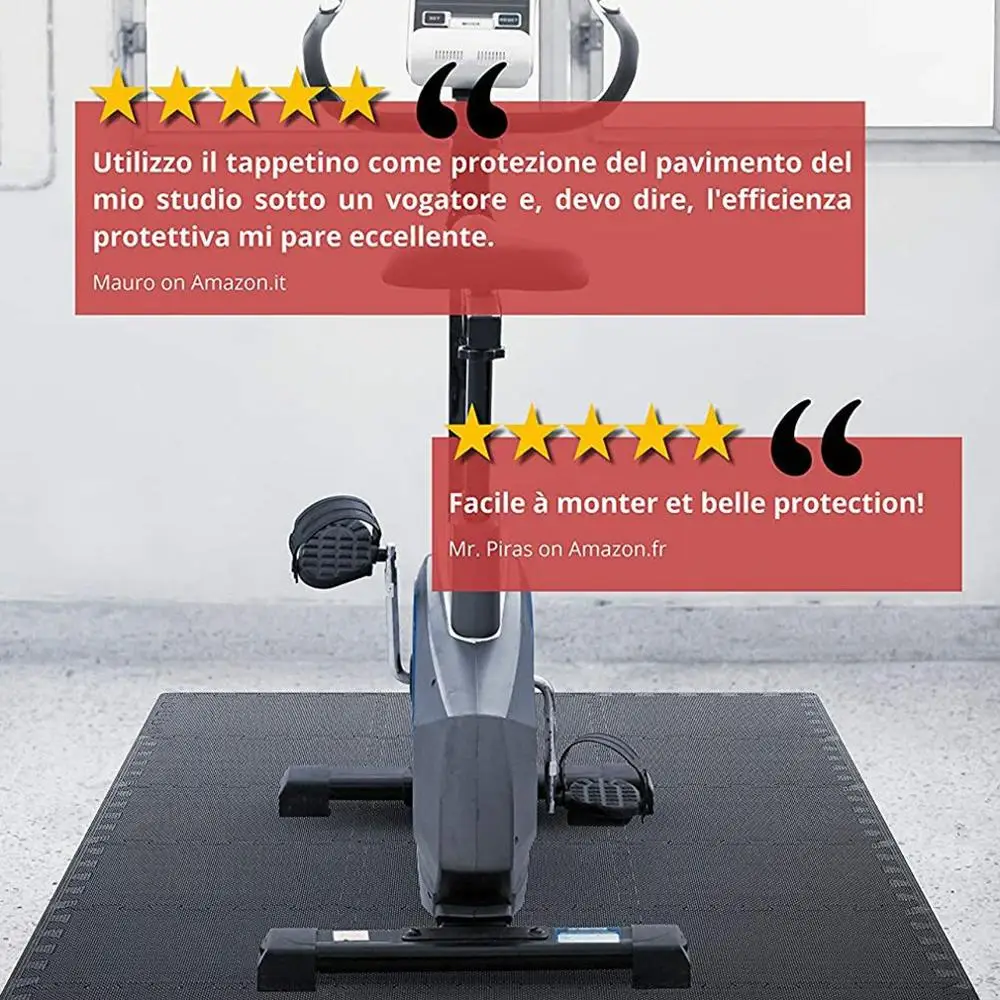 18 шт. переплетенных пенопластовые маты Плитки тренажерный зал амортизирующих