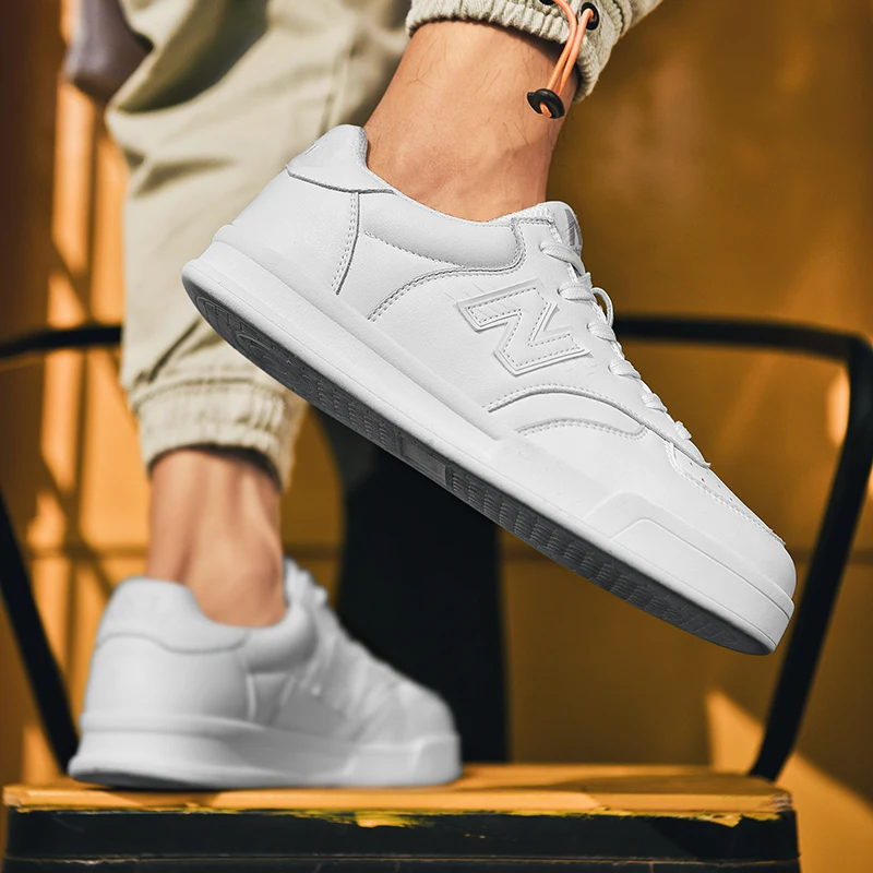 

2021 New Leather Sneakers Men Comfortable Mens Walking Shoes Anti Slip Men Casual Shoes High Quality Mens Designer Sneakers