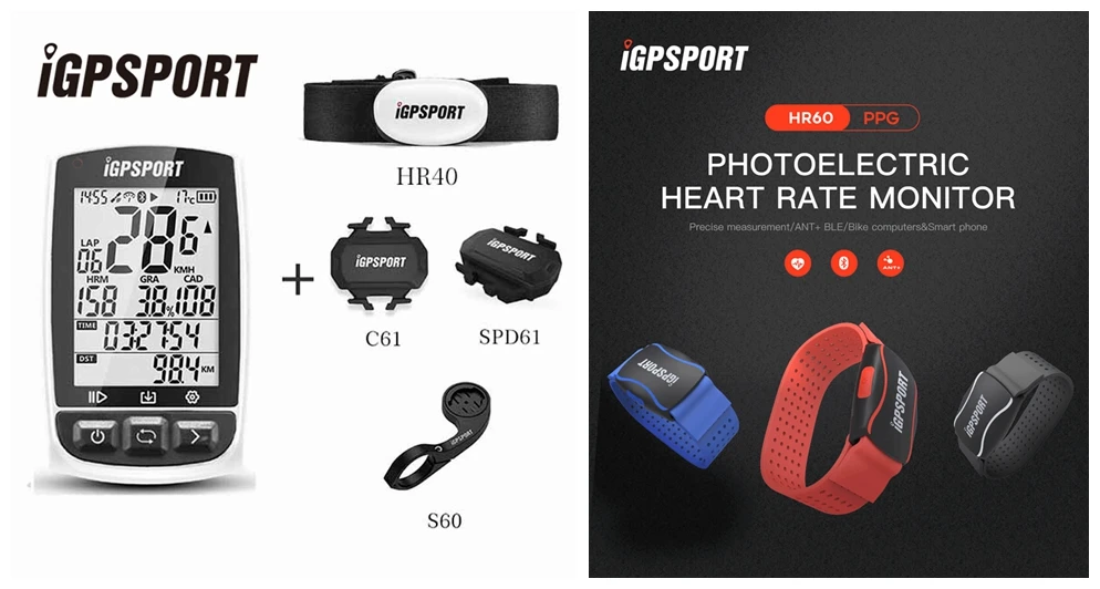 IGPSPORT велосипедный компьютер IGS618 пульсометр датчик скорости ANT + Bluetooth 4 0