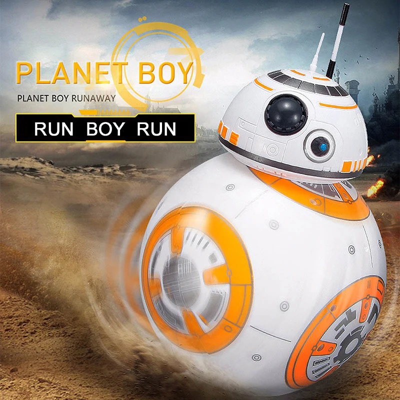 Upgrade 20.5cm Remote Control Robot BB-8 Ball RC Intelligent Robot 2.4G BB8 With Sound Action Figure BB 8 Gift Toys For Children