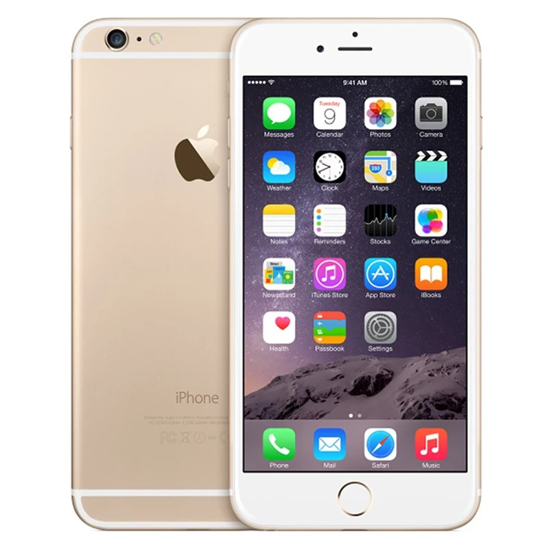 Отремонтированный Смартфон Apple iPhone 6, 1 ГБ ОЗУ, 16 Гб ПЗУ, 4,7 МП, LTE камера, отпечаток пальца, разблокирован, дюймов, мобильный телефон, Wi-Fi, gps, 4G