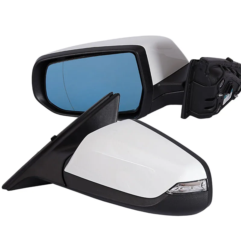 Зеркало бокового вида с подогревом 9 контактов регулировка мощности синее стекло