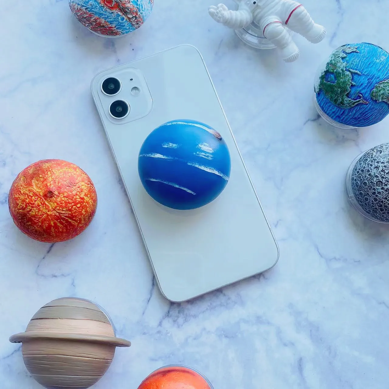 Держатель для смартфона с 3d-изображением Вселенной планеты астронавта земли