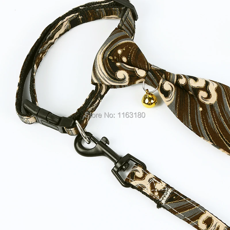 72 компл./лот собачий ошейник с галстук-бабочку и поводок индивидуальное