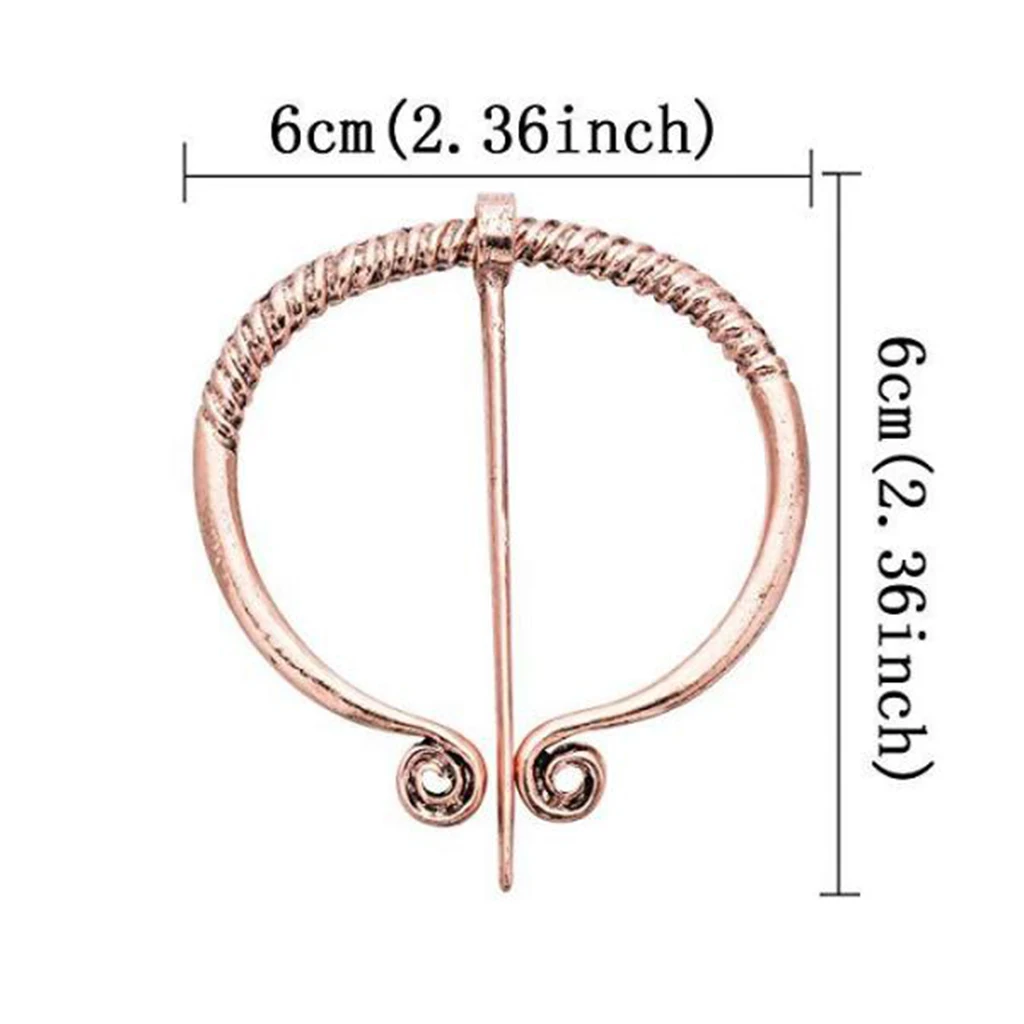 3 шт. винтажный Викинг норвежский Fibula Penannular брошь-фартук Пряжка Застежка плащ булавка для весенней одежды Декор