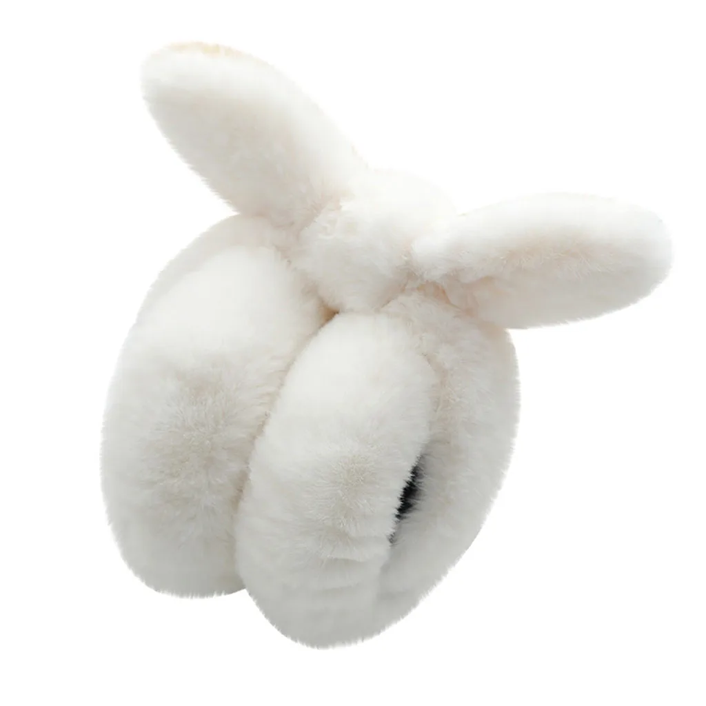 Милые плюшевые зимние теплые регулируемые наушники с бабочками и ушками Модные