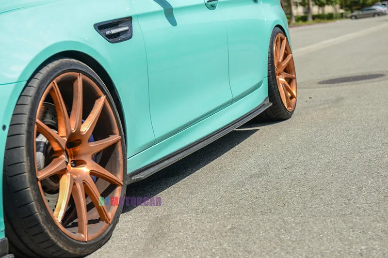 Боковые юбки из углеродного волокна в стиле 3 D подходят для BMW 5 Series F10 M Sport M5|m-sport| |