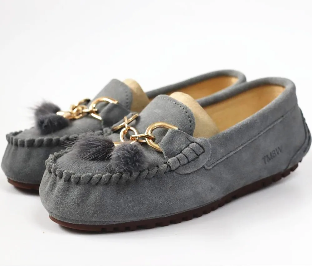 Женские мокасины из натуральной кожи на плоской подошве|Обувь без каблука| |