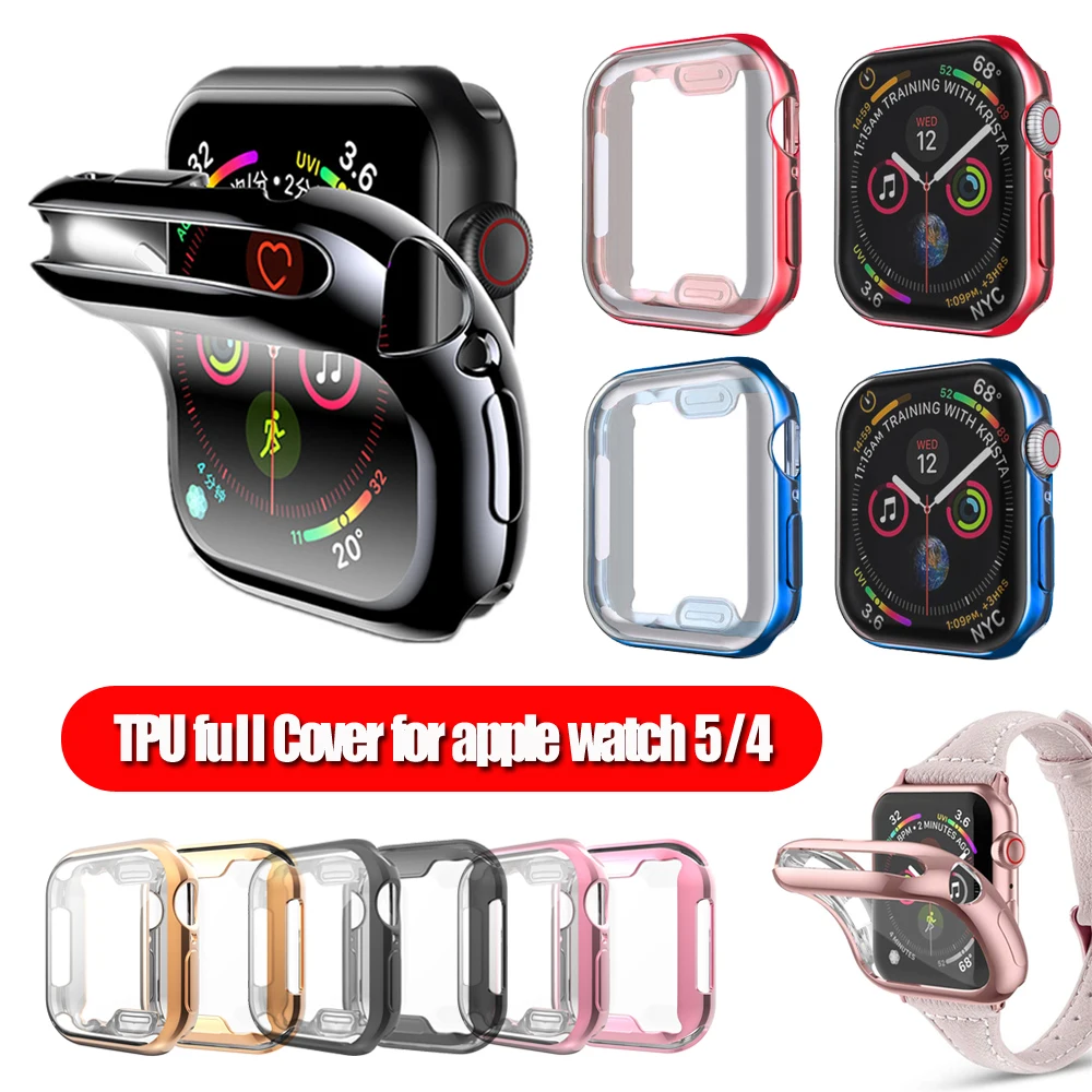 Ультра тонкий мягкий Гальванизированный ТПУ чехол для защиты экрана Полный