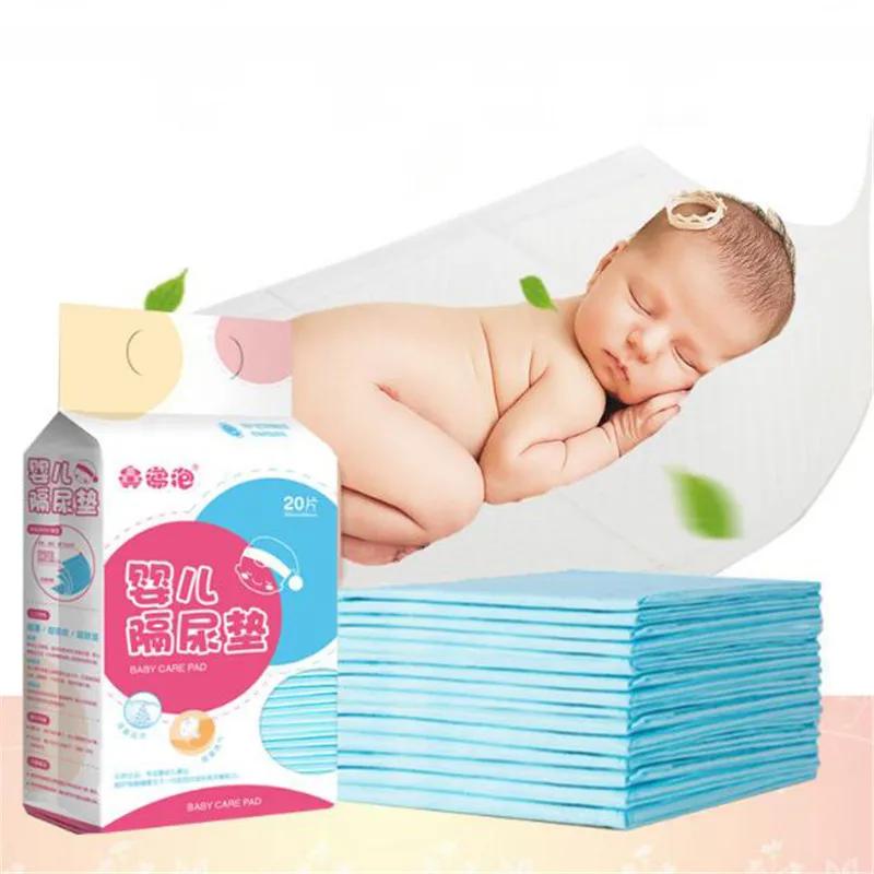 

20 PCS Infant Newborn Children Disposable Pad Colorful Diaper Pad Waterproof Breathable Diaper Pad Baby Nursing Supplies