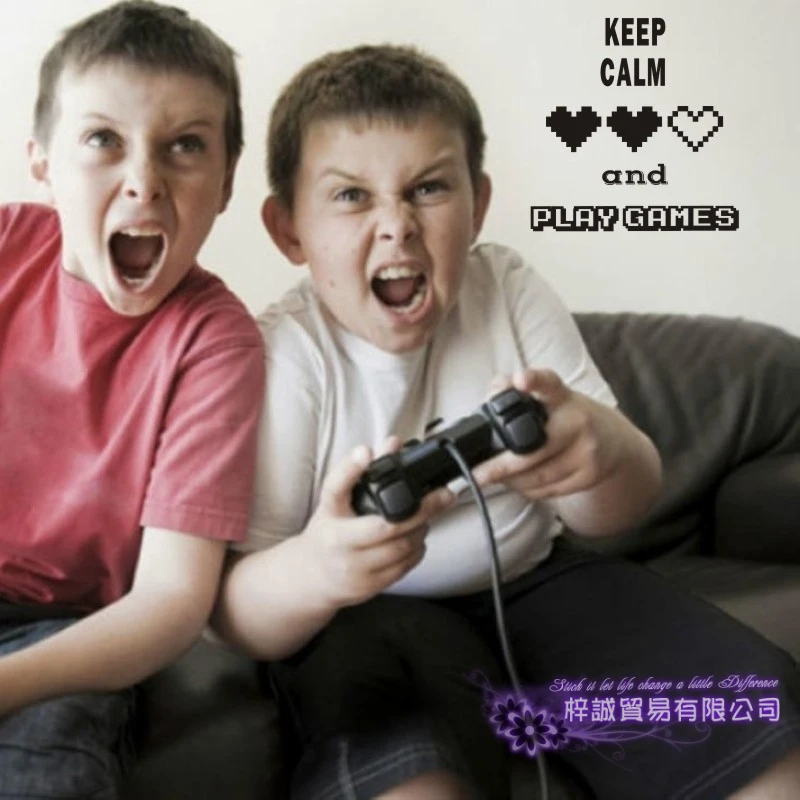 Наклейка с игровой ручкой переводная картинка Eat Sleep для геймеров игровые постеры