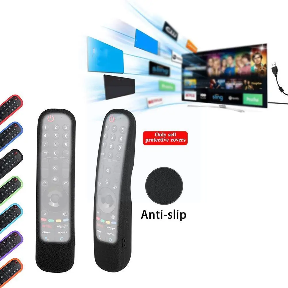 

New 1pcs Remote Control Covers For An-mr21 Mr21gc Mr21ga Shockproof Silicone Protective Cases Anti-slip 2021 Hot S F2z5