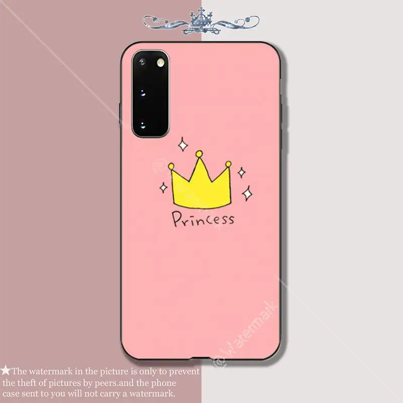 YJYDNHBD Минни силиконовый мягкий ТПУ черный чехол для Samsung galaxy s6 s7 edge s8 s9 s10 lite s20 ULTRA plus
