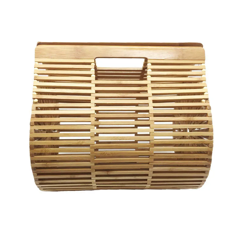 2019 новая пляжная сумка дамская сумочка модная дикая бамбуковая ins из ротанга