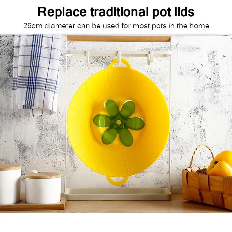 Силиконовая крышка для кастрюль кухонной посуды|Крышки посуды| |