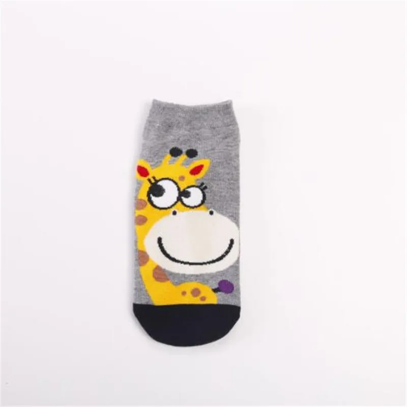 

5Pairs Women Cartoon Ankle Sock Colorful Wild boar Monkey Patterned Socks Woman's And Girls Fun Animal Cotton Short Sock