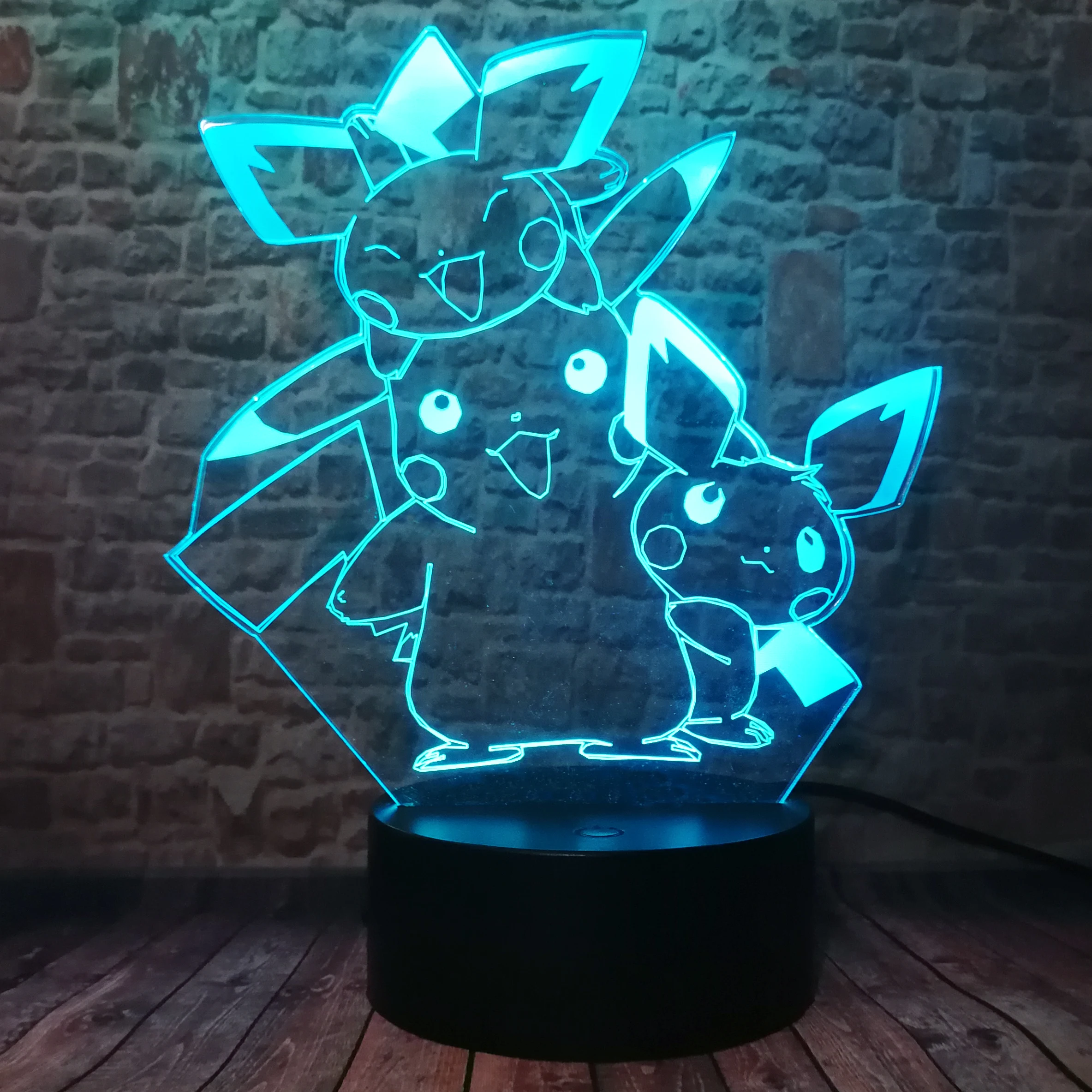 Веселая Игра Pokemon Pikachu Go фигурка семейная команда умная 7 цветов Usb сенсорный