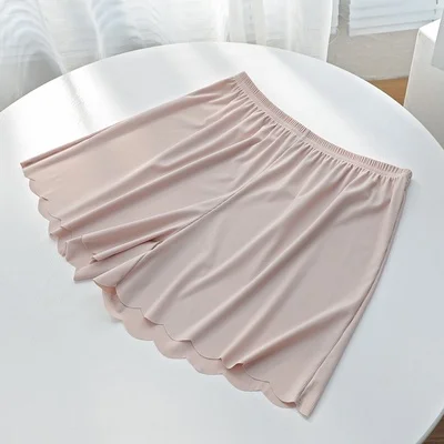 Женские леггинсы из ледяного шелка свободные волнистые короткие штаны