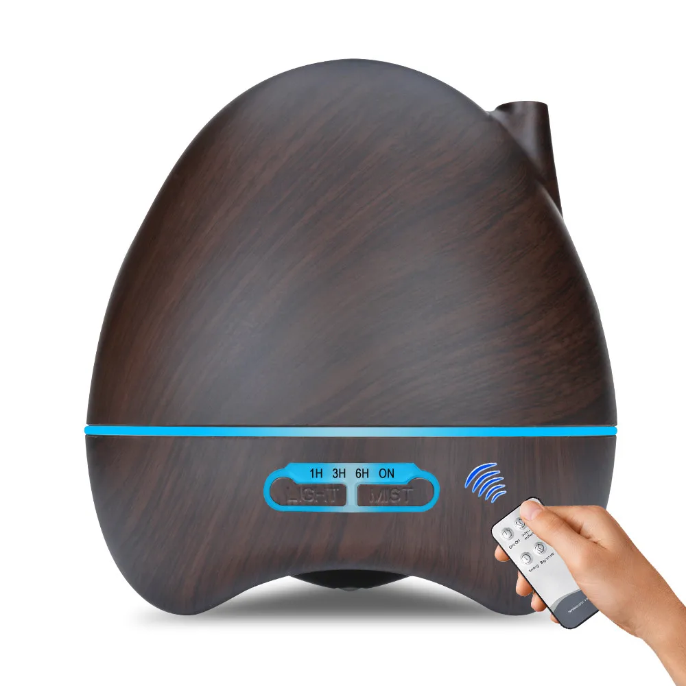550 мл пульт дистанционного управления Арома увлажнитель воздуха древесины с