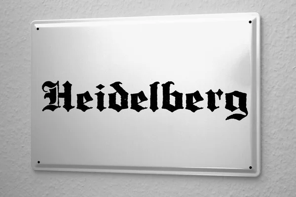 

Tin Sign Heidelberg City Name Metal Signs metal blate plaque Name capital cities