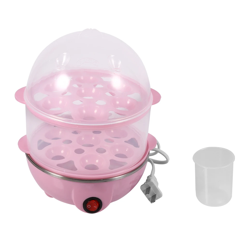 

220V Multi-functional Double-Layer Electric 14 Eggs Boiler Cooker Mini Steamer Home Cookware Kitchen Use Cooking Tool