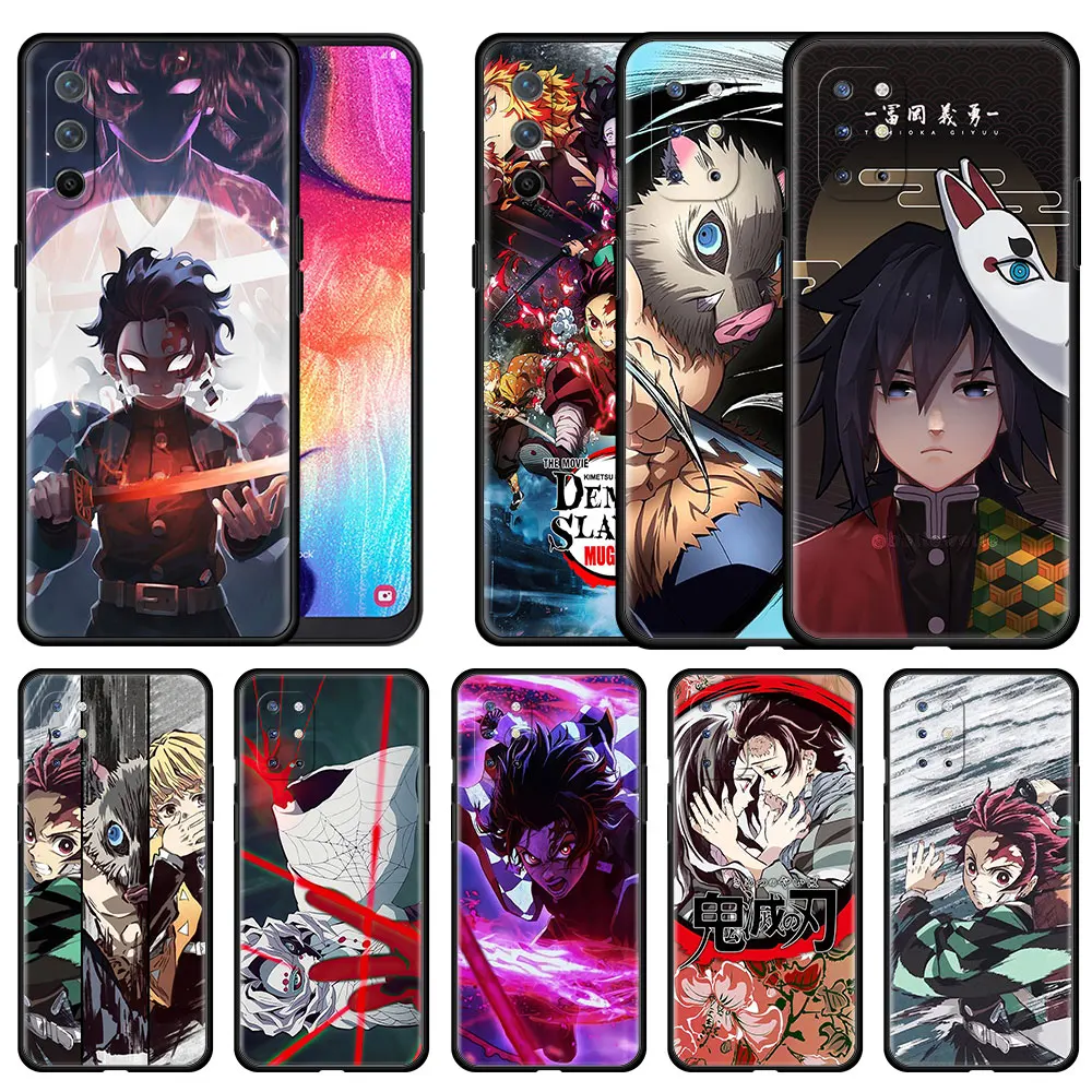 demon slayer phone case for oneplus 8t 8 nord n10 n100 n200 nord z 2 ce 5g capas for one plus 7 8 9 7t pro 9r cover free global shipping