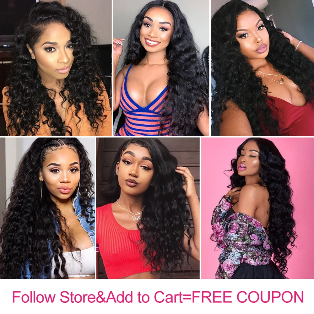 

Sapphire Loose Wave Bundles With Closure 3 Bundles Brazilian Hair Weave Bundles Loose Wave Human Hair Bundles With Closure 4 pcs