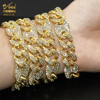 aniid miami cuban chain man necklace for women bulk jewelry choker bracelets girls big accessories men hip hop retro chunky gold