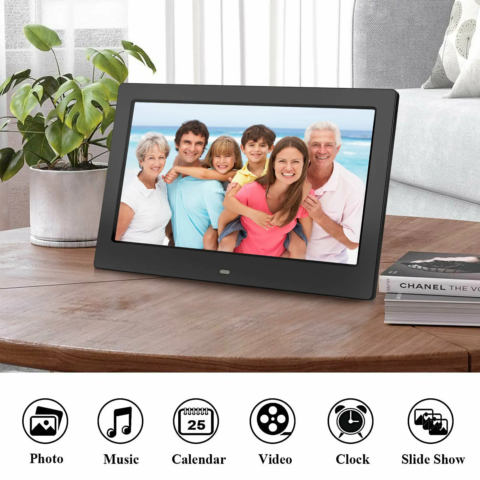 Цифровая фоторамка с ЖК-экраном 10 дюймов электронное изображение видеоплеер HD