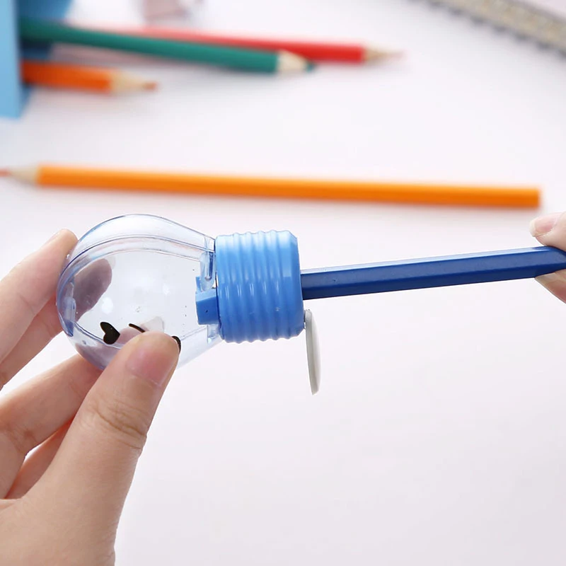 2 шт. кавайные точилки для карандашей в форме ламп милые канцелярские