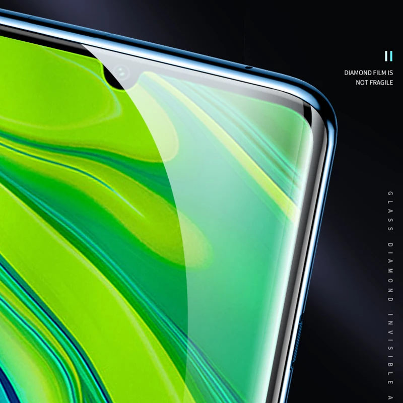 UV Sceen Protector For Xiaomi Mi CC9 Pro Mi 9 SE UV Liquid Glue Tempered Glass For Xiaomi redmi note 8 pro 8 8A 9t pro cc9 e a3