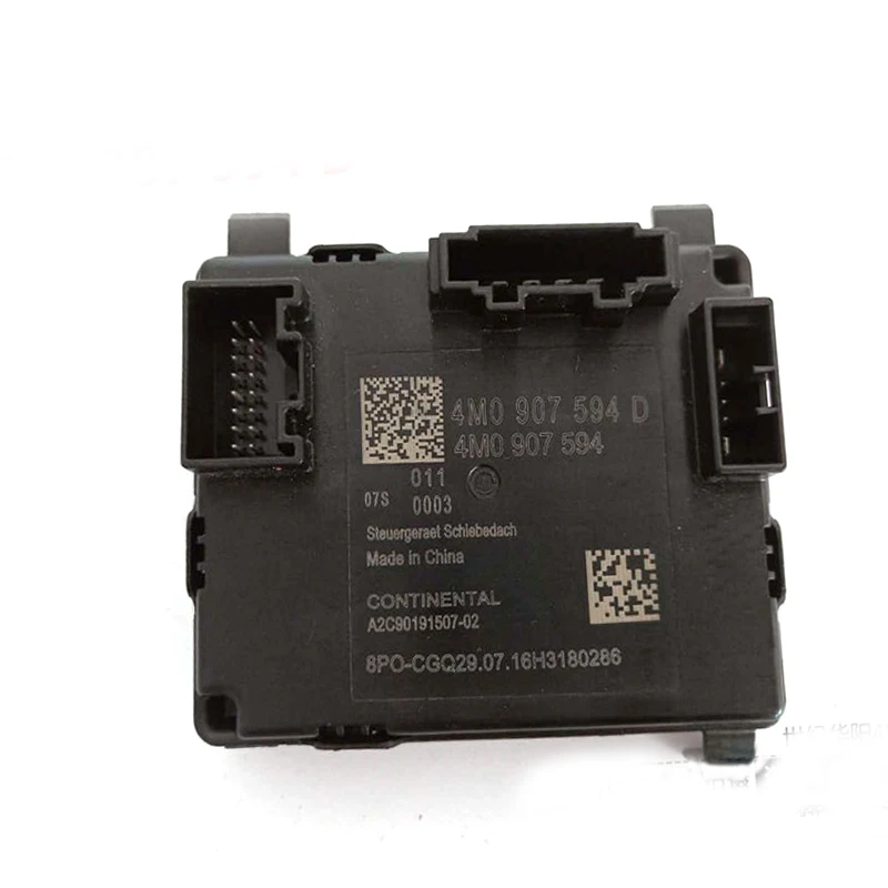 

4M0907594G для Passat для Tiguan, для Audi, модуль двигателя sunroof, раздвижной Солнечный кровельный контроль 4M0907594D 4M0907594J