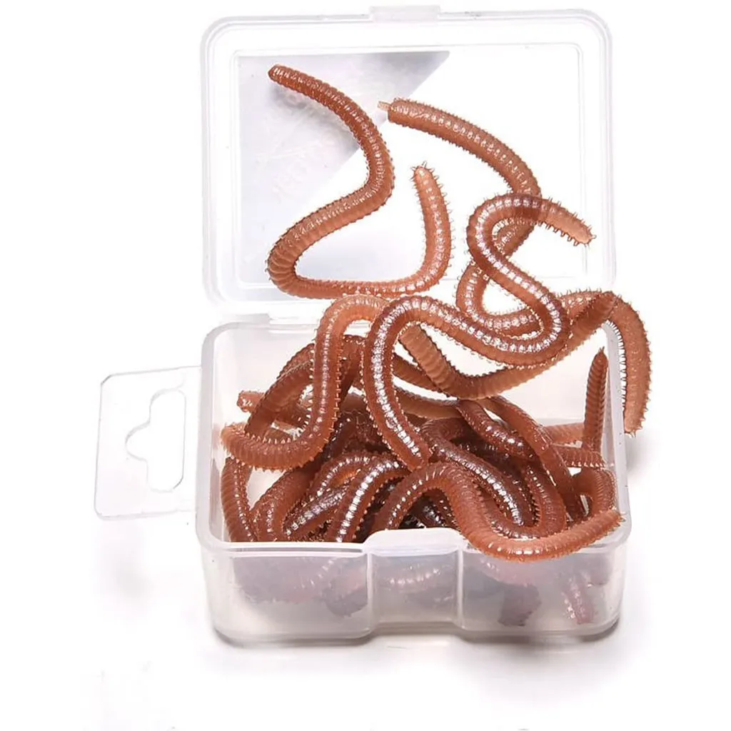 1/Box Worm Fishing Baits tackle Spinner Bait Artificial Sea Worms Simulation Tackle Soft Tool рыбалка аксесуары | Спорт и