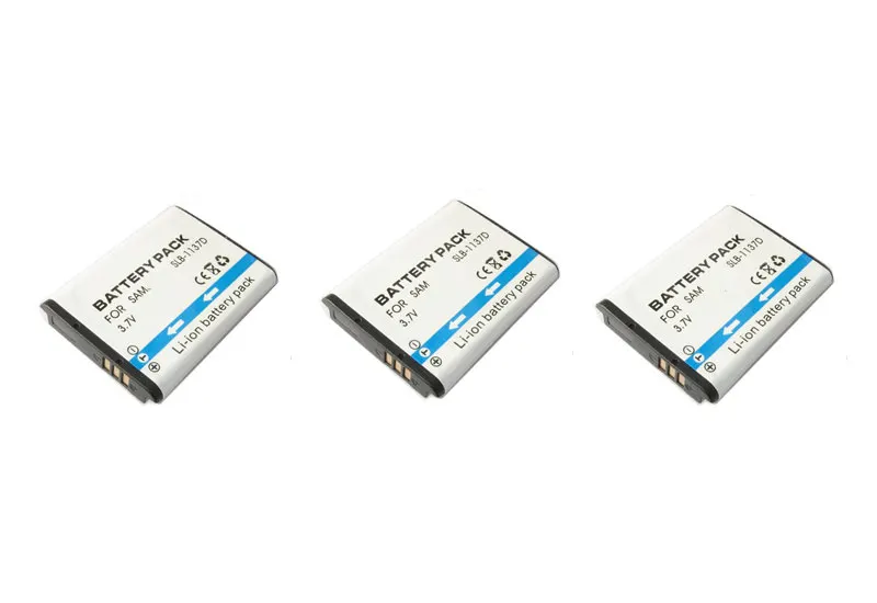 SLB-1137D SLB1137D 1137D Батарея для samsung NV40 NV30 NV11 i85 i80 i100 NV24HD TL34HD NV100HD и L74 широкая - Цвет: Синий