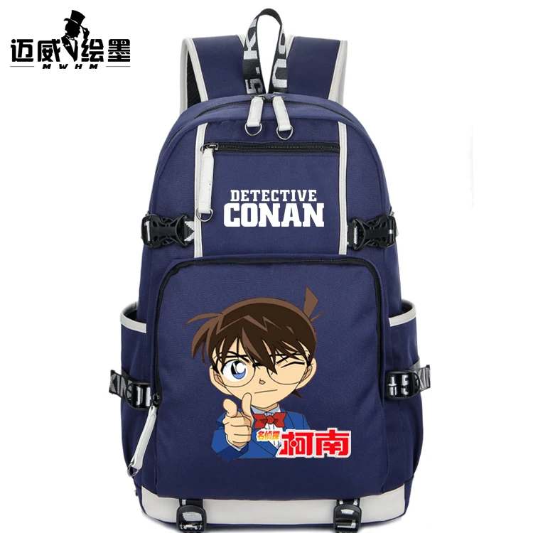 Рюкзак для косплея детектива Конана из мультфильма школьные сумки на плечо