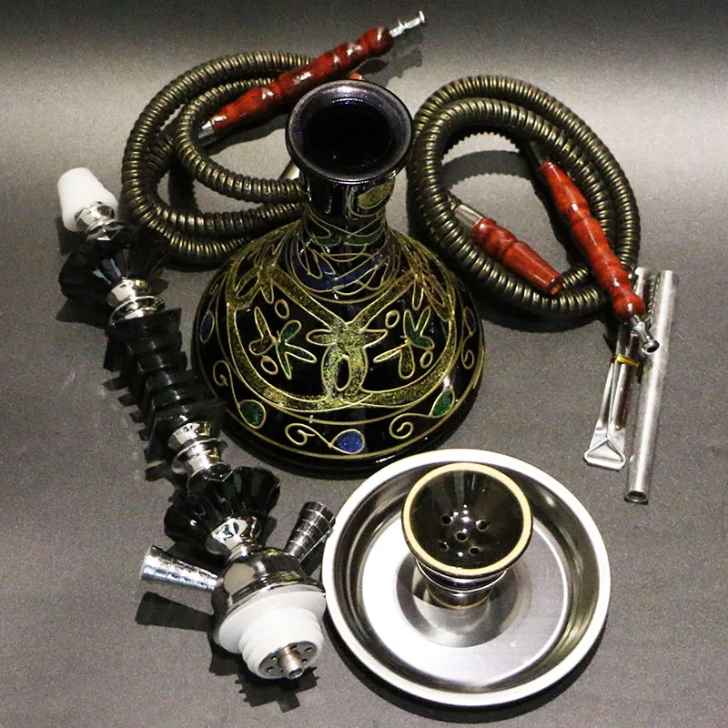 Revive 4 варианта цвета наргиле кальян полный набор chicha 2 шланги стекло наргиле керамическая чаша 51 см Кальян курительная Водопровод