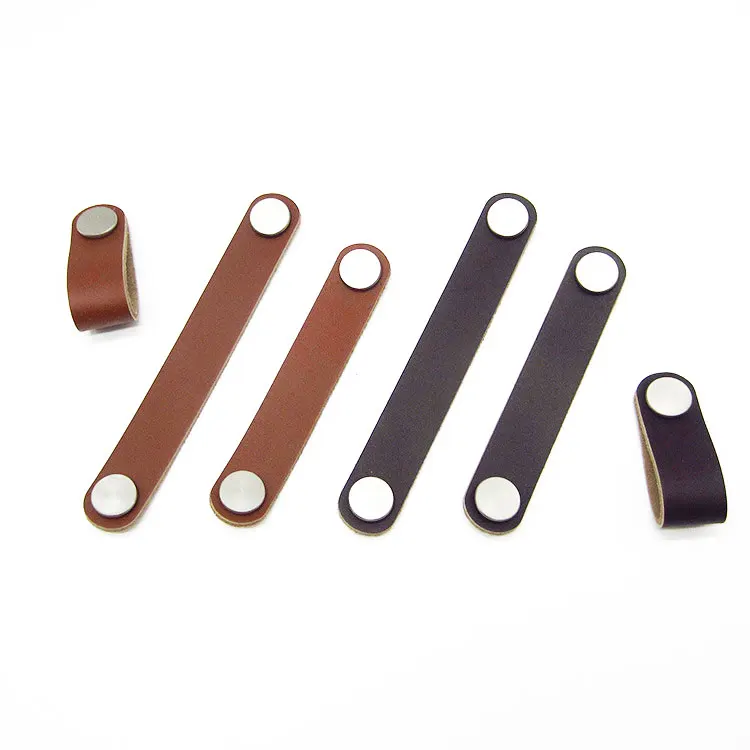 Тянуть мебельная фурнитура Кабинет ручки мягкие из искусственной кожи комод