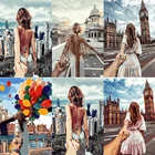 XUEQIXIAOZU 5D Diy алмазная живопись девушка портрет полный квадратный круглый Пейзаж Вышивка крестом фотообои украшение для дома