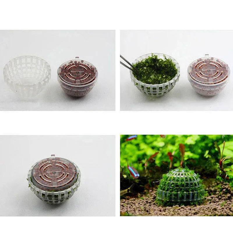 2021 New Natural Mineral Aquatic Moss Ball for Aquarium Crystal Red Shrimp Fish Tank HOT | Дом и сад